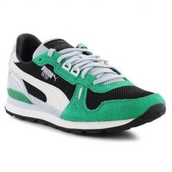 Buty do chodzenia męskie Puma Rx 737 Ac Milan. Zielone buty sportowe męskie Puma, z materiału, bez zapięcia, trekkingowe. Za 501.00 zł.