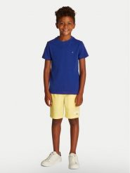 Tommy Hilfiger T-Shirt Essential KB0KB06879 D Niebieski Regular Fit. Niebieskie t-shirty dla chłopców Tommy Hilfiger, bez wzorów, z bawełny, bez ramiączek. Za 89.99 zł.