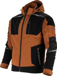 BLUZA STRETCH BRĄZOWO-CZARNA, "L", CE, LAHTI. Brązowe bluzy męskie Lahti Pro, l, bez wzorów, bez kaptura. Za 263.87 zł.