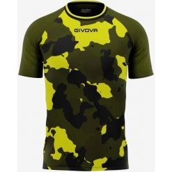 Givova Męska T-shirt Armia Żółta L - Styl Militarny. Brązowe koszulki sportowe męskie Givova, l, bez wzorów, z poliesteru, militarne, bez kołnierzyka. Za 155.99 zł.