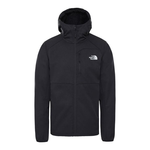 Kurtka turystyczna softshell męska The North Face M Quest Hooded. Czarne kurtki męskie The North Face, m, bez wzorów, z softshellu, sportowe, bez kaptura. Za 621.00 zł.
