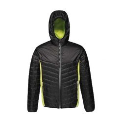 Kurtka Ocieplana Męska Lake Placid. Czarne kurtki męskie Regatta, m, bez wzorów, z puchu, trekkingowe. Za 183.99 zł.