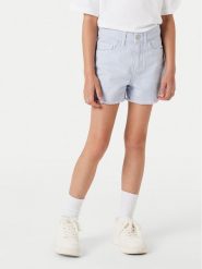NAME IT Szorty jeansowe 13239003 Błękitny Mom Fit. Niebieskie spodenki dla dziewczynek Name it, bez wzorów, z bawełny. Za 59.99 zł.