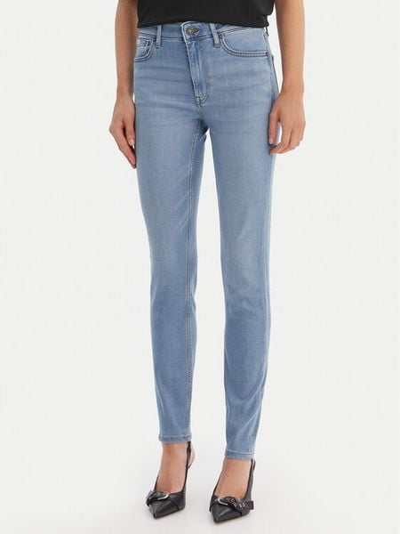 Guess Jeans Jeansy W5YA92 D7043 Niebieski Slim Fit. Niebieskie jeansy damskie Guess Jeans. Za 214.99 zł.