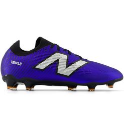Korki męskie New Balance TEKELA MAGIA FG V4+ ST2FLZ45 – niebieskie. Niebieskie buty sportowe męskie New Balance, z materiału, bez zapięcia, do piłki nożnej. Za 429.99 zł.