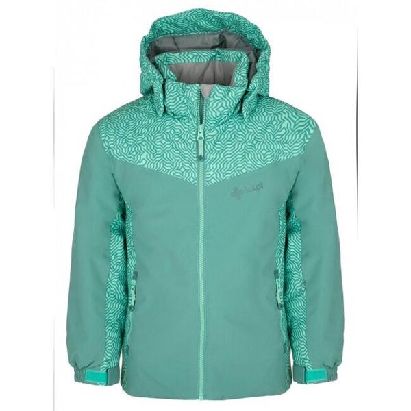 Dziewczęca kurtka narciarska Kilpi JENOVA-JG. Zielone buty zimowe dziewczęce Kilpi, bez wzorów, bez zapięcia. Za 318.77 zł.