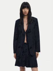 Desigual Marynarka Flockarty 25WWEW19 Czarny Regular Fit. Czarne żakiety damskie Desigual, xl, bez wzorów, z syntetyku. Za 459.99 zł.