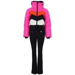 Damski kombinezon narciarski Peak Mountain Antiero. Czerwone spodnie snowboardowe damskie Peak Mountain, bez wzorów, sportowe, narciarskie. Za 833.00 zł.