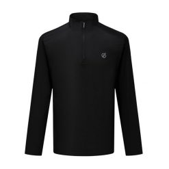 Jersey Męska Power Up IV. Czarne bluzki z długim rękawem męskie Dare 2b, m, bez wzorów, z jersey, bez kołnierzyka. Za 174.99 zł.