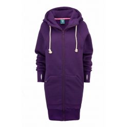 Bluza sportowa rozpinana z kapturem damska DEEP TRIP Luzak. Fioletowe bluzy damskie DEEP TRIP, m, bez wzorów, z kapturem. Za 389.00 zł.