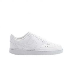 Buty do chodzenia damskie Nike Court Vision. Białe obuwie sportowe damskie Nike, bez wzorów, trekkingowe, nike court. Za 299.00 zł.