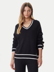 Liu Jo Sport Sweter TF5229 MS59L Czarny Regular Fit. Czarne swetry damskie Liu Jo Sport, l, bez wzorów, z syntetyku, sportowe, bez kołnierzyka, bez ramiączek, bez kaptura. Za 719.99 zł.