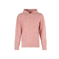 Bluza trekking męska. Czerwone bluzy męskie Champion, m, bez wzorów, z bawełny, z kapturem. Za 187.00 zł.
