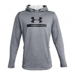 Bluza turystyczna męska Under Armour MK1 Terry. Szare bluzy męskie Under Armour, m, bez wzorów, z dresówki, z kapturem. Za 157.55 zł.
