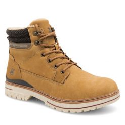 Trapery Beverly Hills Polo Club. Brązowe kozaki męskie Beverly Hills Polo Club, bez zapięcia. Za 199.99 zł.