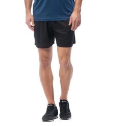 Męskie Spodenki Liberos. Czarne krótkie spodenki sportowe męskie MARTES ESSENTIALS, m, bez wzorów, z materiału, na fitness i siłownię. Za 65.99 zł.