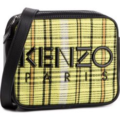 Torebka KENZO - F952SA406F05 Lemon 39. Czarne listonoszki damskie Kenzo, bez wzorów, z materiału, bez dodatków. W wyprzedaży za 849.00 zł.