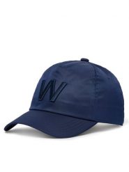 Weekend Max Mara Czapka z daszkiem Agiuliva 2615571074 Granatowy. Niebieskie rękawiczki damskie Weekend Max Mara, bez wzorów, z nylonu. Za 339.99 zł.