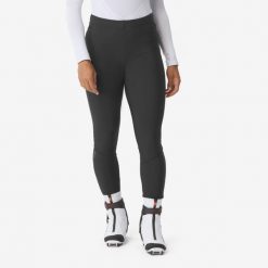 Legginsy do narciarstwa biegowego damskie Quechua XCS 100. Czarne bielizna termoaktywna damska QUECHUA, l, bez wzorów, z dzianiny, bez ramiączek, długie. Za 89.99 zł.