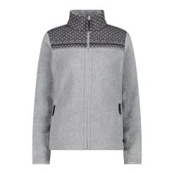 Bluza damska turystyczna CMP 34J0486. Szare bluzy damskie CMP, xs, bez wzorów, bez kaptura. Za 382.50 zł.