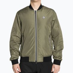 Kurtka męska EA7 Emporio Armani Train Premium Shield. Zielone kurtki męskie EA7 Emporio Armani, l, bez wzorów, z materiału, eleganckie, bez kaptura. Za 479.99 zł.