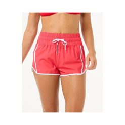 Spodenki surfingowe damskie Rip Curl High Waist Retro Volley 3" Czerwony. Czerwone szorty damskie Rip Curl, m, bez wzorów, retro, z podwyższonym stanem. Za 149.99 zł.