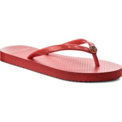 Japonki TORY BURCH - Solid Thin Flip Flop 47405 Poppy Orange 802. Czerwone klapki damskie Tory Burch, z materiału. W wyprzedaży za 199.00 zł.