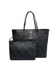 Guess Torebka Erenia HWSO78 38240 Szary. Szare torebki do ręki damskie Guess, z aplikacjami, ze skóry, bez dodatków. Za 539.99 zł.