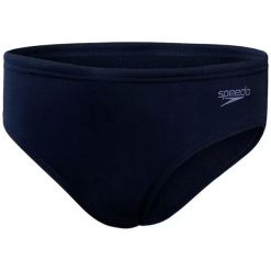 Chłopięce Slipy Speedo Endurance+ – Granatowe – Rozmiar 7–8. Czarne kąpielówki dla chłopców Speedo, bez wzorów. Za 146.40 zł.