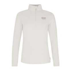 Damski polar 1/4 zip Protest Lunar. Białe bluzy sportowe damskie Protest, s, bez wzorów, z polaru, bez kaptura, narciarskie. W wyprzedaży za 206.55 zł.