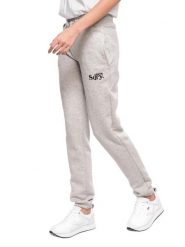 Spodnie turystyczne damskie Superdry Ana. Szare spodnie dresowe damskie Superdry., bez wzorów, z bawełny. Za 155.49 zł.
