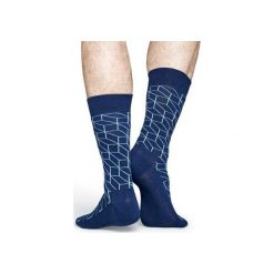 Skarpetki Happy Socks OPT01-6001. Czerwone skarpety męskie Happy Socks, z bawełny. Za 24.43 zł.