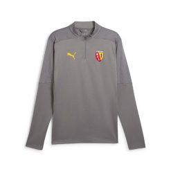 Koszulka Puma. Szare koszulki sportowe męskie Puma, m, bez wzorów, z materiału, bez kołnierzyka, bez ramiączek, na fitness i siłownię. Za 317.00 zł.