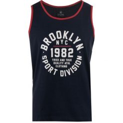 Męski tank top Athl DPT Keplero Navy 2XL – 100% bawełna. Czerwone buty sportowe męskie RIDER UNDERWEAR, m, bez wzorów, z bawełny, sportowe, bez kołnierzyka. Za 143.99 zł.