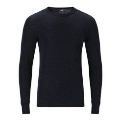 Koszulka termoaktywna męska Whistler Cerro Merino. Niebieskie koszulki sportowe męskie Whistler, m, bez wzorów, z wełny, bez kołnierzyka, bez ramiączek, trekkingowe. Za 225.00 zł.