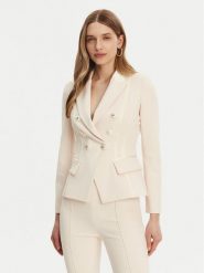 Elisabetta Franchi Marynarka GI-142-51E2-V700 Écru Regular Fit. Żakiety damskie Elisabetta Franchi, bez wzorów, z syntetyku. Za 1,449.00 zł.