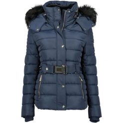 Damska turystyczna parka GEOGRAPHICAL NORWAY Blood Lady Blue. Niebieskie parki damskie Geographical Norway, na zimę, l, bez wzorów, z materiału, eleganckie, bez kaptura. Za 229.00 zł.