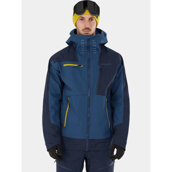 Kurtka Narciarska Męska Fundango Manota 3L Shell. Niebieskie kurtki snowboardowe męskie Fundango, na zimę, l, bez wzorów, narciarskie. W wyprzedaży za 699.00 zł.