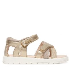 Sandały Mayoral. Żółte sandały dziewczęce Mayoral, bez zapięcia. Za 189.99 zł.