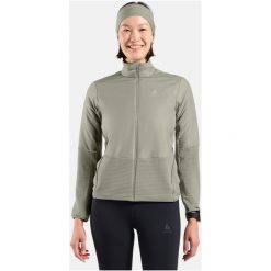 Kurtka hybrydowa Odlo Jacket ESSENTIAL INSULATOR HYBRID. Szare kurtki damskie Odlo, s, bez wzorów, z materiału, bez kaptura, do biegania. Za 481.30 zł.