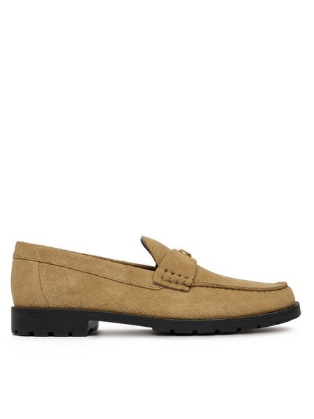 Coach Loafersy Jocelyn CZ376 Beżowy. Brązowe mokasyny damskie Coach, ze skóry. Za 479.99 zł.
