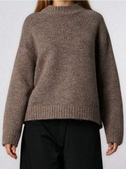 Sweter basic - Inny. Swetry damskie Sinsay, l, bez wzorów, bez kołnierzyka, bez ramiączek, bez kaptura. Za 49.99 zł.