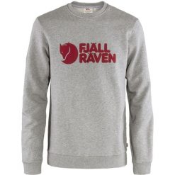 Bluza bawełniana męska Fjallraven Logo Sweater. Czarne bluzy męskie Fjällräven, m, bez wzorów, z bawełny, bez kaptura. Za 510.45 zł.