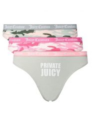 Juicy Couture Komplet stringów JCTTH225957 Kolorowy. Stringi damskie Juicy Couture, xs, bez wzorów, z bawełny. Za 139.99 zł.