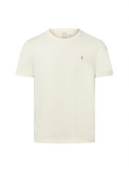 Polo Ralph Lauren Koszulka męska Mężczyźni Bawełna biały jednolity, M. Białe koszulki polo męskie Polo Ralph Lauren, m, bez wzorów, z bawełny, klasyczne, bez ramiączek. Za 339.95 zł.