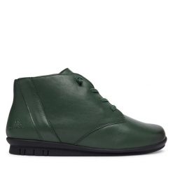 Botki Josef Seibel. Niebieskie botki damskie Josef Seibel, bez obcasa, na płaskiej podeszwie, bez zapięcia. Za 489.99 zł.