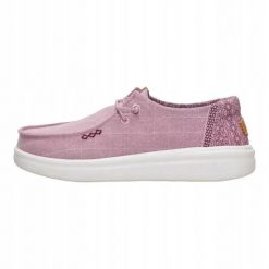 HEYDUDE Damskie Mokasyny Wendy Rise Chambray Grid. Czerwone mokasyny damskie Hey dude, z materiału. Za 259.00 zł.