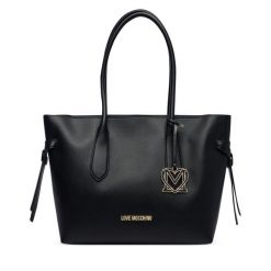 Torebka LOVE MOSCHINO. Czarne torebki do ręki damskie Love Moschino, bez wzorów, klasyczne, bez dodatków. Za 1,099.00 zł.