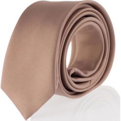 Nandy Krawat Klasyczny Męski Śledź - beżowy, Krw-Men-48. Brązowe krawaty i muchy Nandy, bez wzorów, klasyczne. Za 22.99 zł.