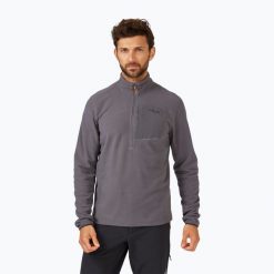 Bluza męska Rab Tecton Pull-On. Szare bluzy męskie RAB, m, bez wzorów, z materiału, bez kaptura. Za 299.99 zł.